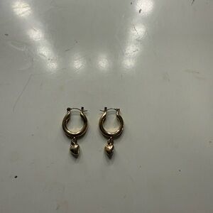 gold hoop earrings